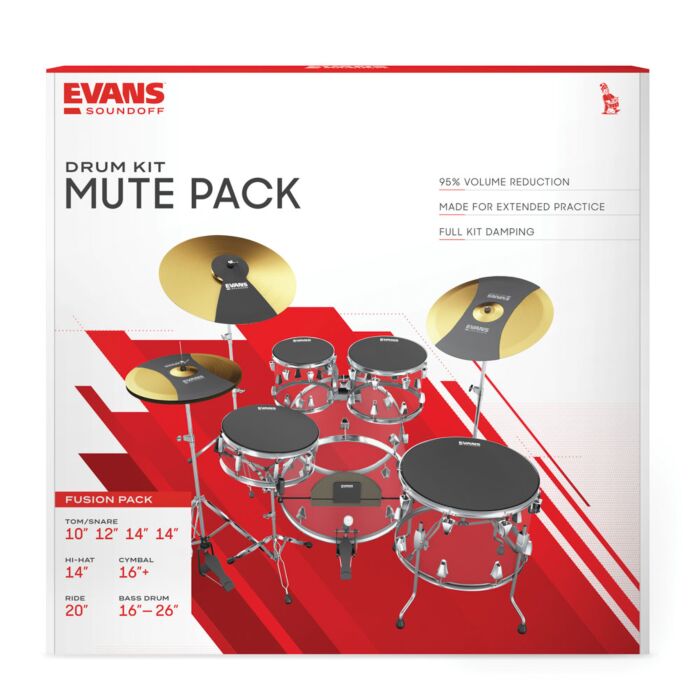 Comprar Silenciador Para Bateria Fusion Evans SoundOff SO-SET-FSN - 1