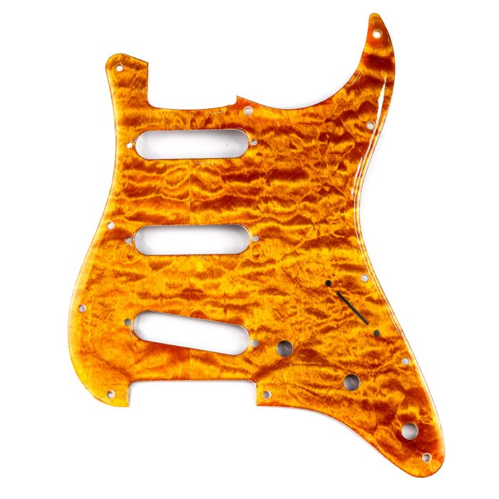 Comprar Escudo Para Guitarra Am Strat SSS Amarelo Spirit 100-YQ - 1