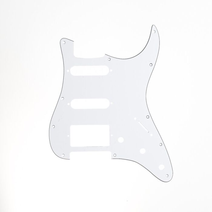Comprar Escudo Para Guitarra Am Strat HSS Branco 3P Spirit 110-WH - 1
