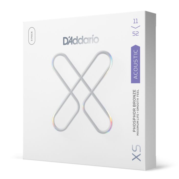 Comprar Encordoamento Violão Revestido 11-52 (3 Jogos) D Addario XS XSAPB1152-3P - 1