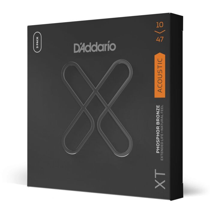 Comprar Encordoamento Violão Aço Revestido 10 (3 Jogos) D Addario XT - 1