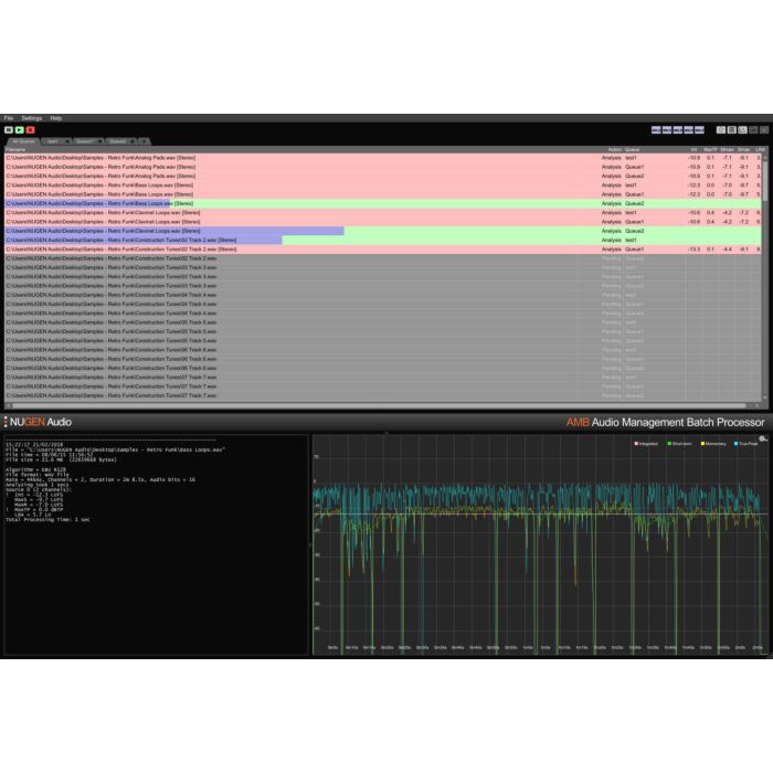 Gerenciamento de áudio Processamento em lote de áudio PCM com múltiplos Fairlight MXF - NUGEN AMB MXF Module - NUGEN Audio  | Utility-NUGEN AMB MXF Module - NUGEN Audio  | Utility ID-86793