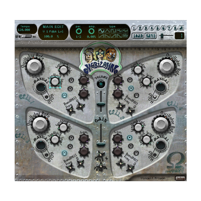 phaser de 4 bandas - Ohm Force Mobilohm - OHM Force  | Mod_FX-Ohm Force Mobilohm - OHM Force  | Mod_FX ID-86677