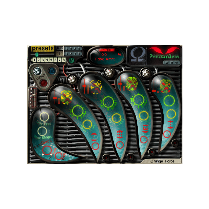 Ferramenta de overdrive de 3 bandas - Ohm Force Predatohm - OHM Force  | Distortion-Ohm Force Predatohm - OHM Force  | Distortion ID-86679