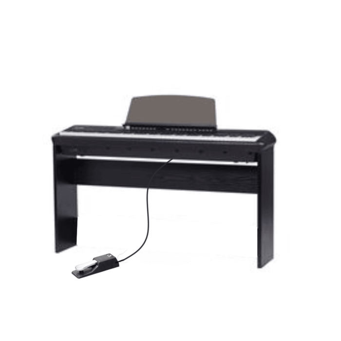 Comprar P200 Pearl River Piano Digital Teclas Fatar-Instrumento + suporte W-Preto - 1