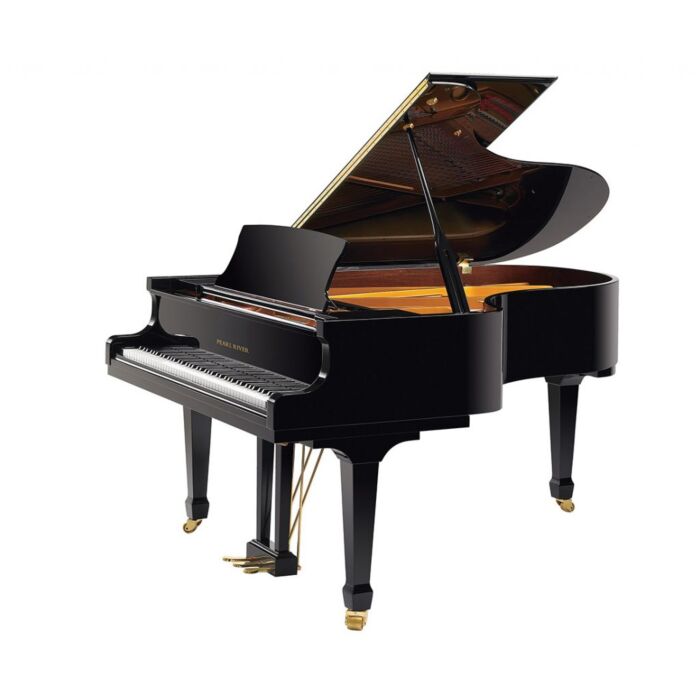 Comprar GD188A Pearl River Professional Grand Piano Acústico Profissional de Cauda com PianoDisc Prodigy Preto Polido com Banqueta| Teclacenter - 1