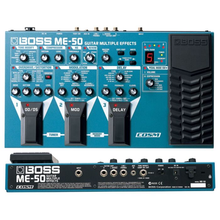 A pedaleira Roland Boss ME-50 é uma ferramenta essencial para guitarristas que buscam versatilidade e praticidade em seus efeitos. Com 8 categorias de efeitos, incluindo distorção, modulação, delay e reverb, é possível criar uma infinidade de timbres e te