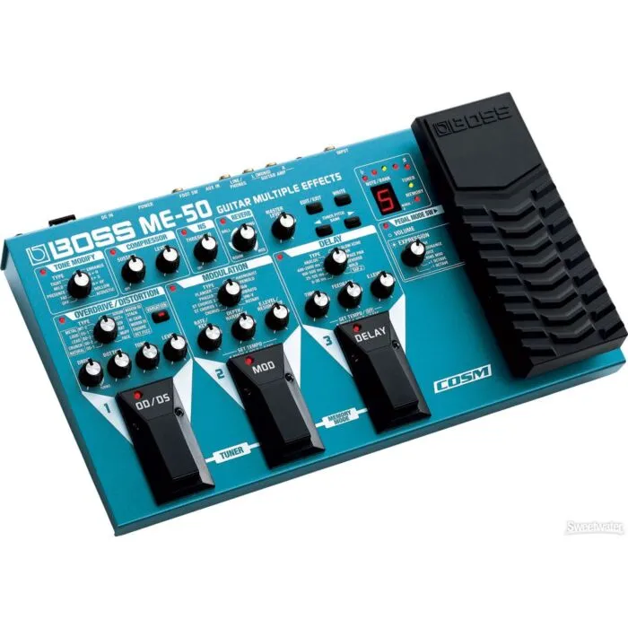 ギター Boss me-50 Pedaleira Boss Me-50 Guitar Multiple Effects - Azul - Usado | Tec