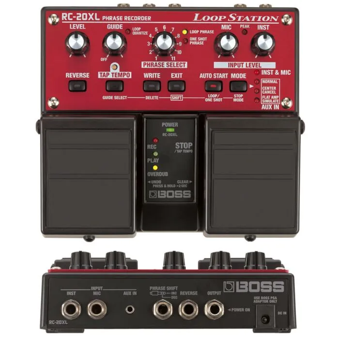Pedal Roland Boss RC-20XL para gravação de loops e efeitos. | Tec
