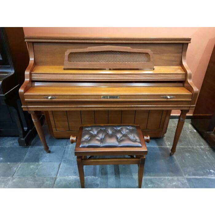 Piano Fritz Dobbert Colonial Acústico Vertical Armário-Piano Fritz Dobbert Colonial Acústico Vertical Armário - Usado ID-83882