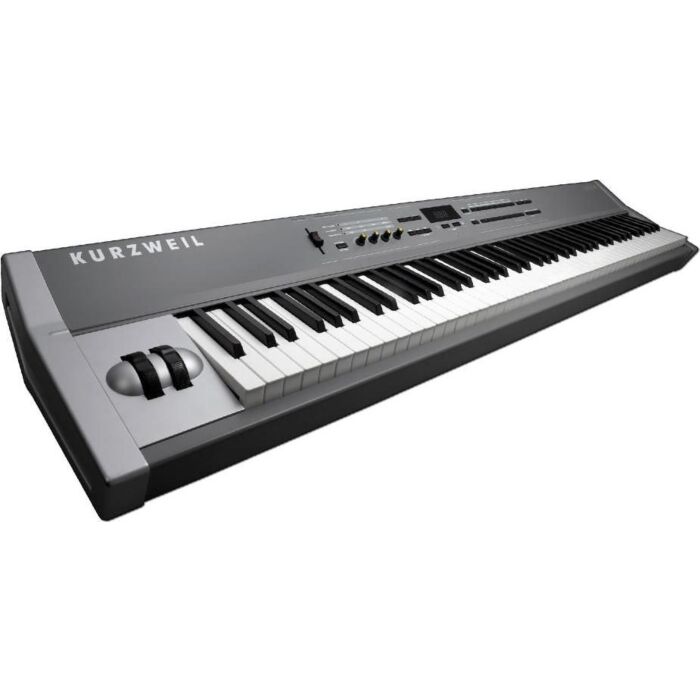 O Kurzweil SP-2X 88 é um teclado digital de alta qualidade com 88 teclas sensíveis ao toque. Com uma ampla variedade de sons de piano, órgão, cordas e sintetizadores, este teclado é perfeito para músicos profissionais e amadores que buscam um som autêntic O Kurzweil SP-2X 88 é um teclado digital de alta qualidade com 88 teclas sensíveis ao toque. Com uma ampla variedade de sons de piano, órgão, cordas e sintetizadores, este teclado é perfeito para músicos profissionais e amadores que buscam um som autêntic