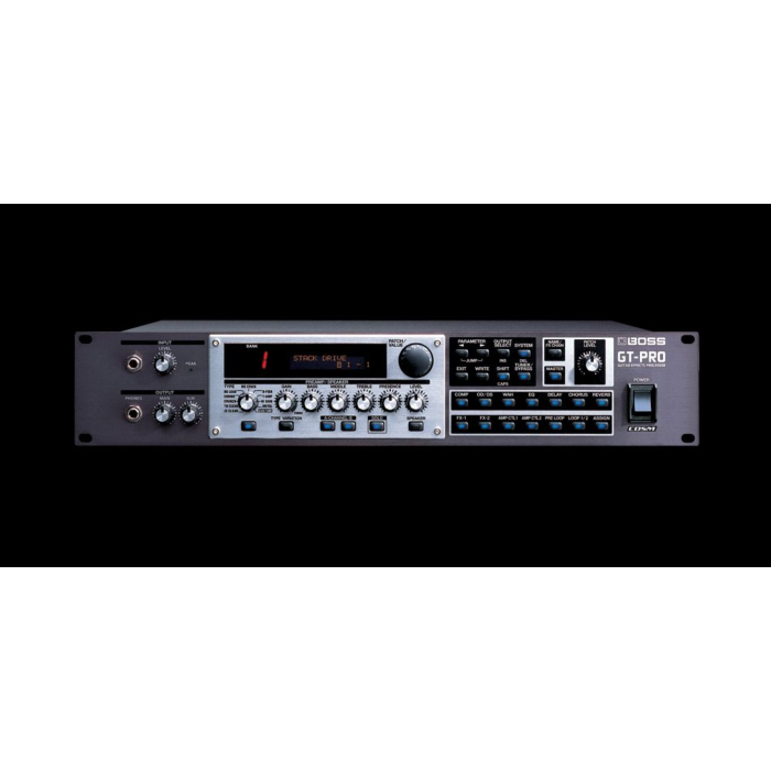 O Roland Boss GT-Pro Rack Processador é um equipamento de processamento de efeitos de guitarra em formato de rack, ideal para músicos que buscam uma solução completa e versátil para suas performances ao vivo ou gravações em estúdio. Com uma ampla variedad