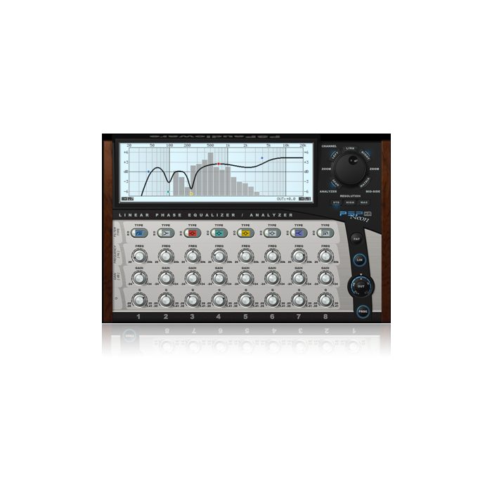 Equalizador de fase linear eficiente da CPU - PSP Neon HR - PSP AUDIOWARE  | EQ-PSP Neon HR - PSP AUDIOWARE  | EQ ID-86229