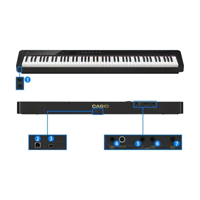 Casio PX-S5000 Privia Piano Digital | TeclaCenter Instrumentos M