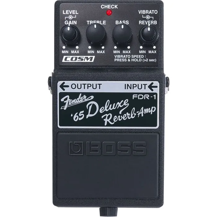 ギター BOSS FDR-1 Deluxe Reverb roland boss fdr-1 fender deluxe pedal - preto | TeclaCenter