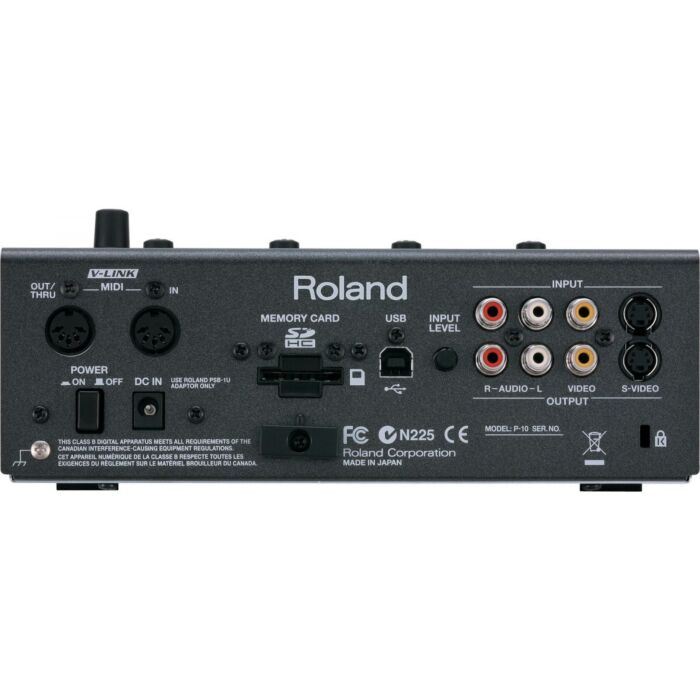 Roland edirol p-10r mixer de vídeo Reprodutor portátil de vídeo para perfomance e produção. Mixer de vídeo visual sampler-roland edirol p-10r mixer de vídeo ID-2693