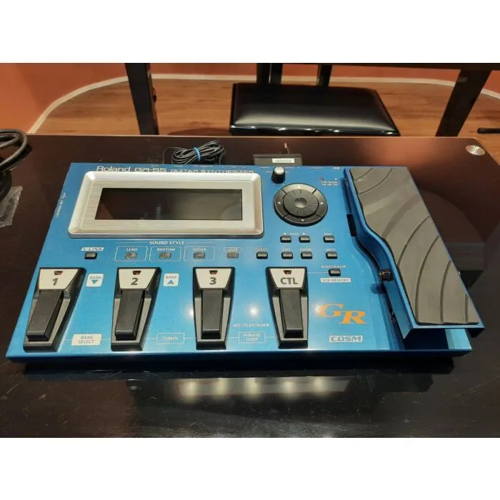 roland gr-55gk + gk3 pedaleira sintetizador - usado | TeclaCenter