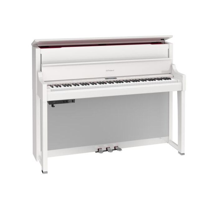 Roland lx-17 pw piano Piano Digital tipo Arma´rio, novo teclado PHA-50 com Escapement e Ebony/Ivory Feel, Som SuperNATURAL piano, 100 ni´veis de sensibilidade, Sistema de projec¸a~o acu´stica com oito alto falantes: 25 W x 2 + 6 W x 2 + 6 W x 2 RMS. Mais 