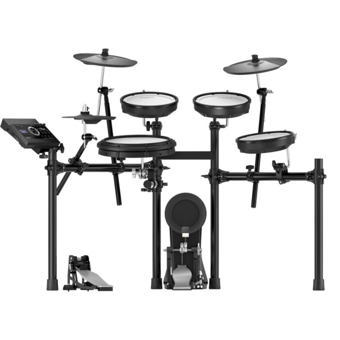 A Roland TD-17KV é uma bateria eletrônica de alta qualidade, projetada para músicos profissionais e amadores que buscam um som autêntico e uma experiência de tocar realista. Com uma variedade de sons de bateria e percussão, a TD-17KV oferece uma ampla gam A Roland TD-17KV é uma bateria eletrônica de alta qualidade, projetada para músicos profissionais e amadores que buscam um som autêntico e uma experiência de tocar realista. Com uma variedade de sons de bateria e percussão, a TD-17KV oferece uma ampla gam