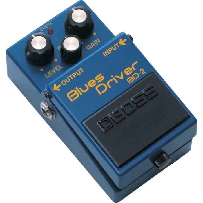 BD-2 Blues Driver A Distorção Perfeita para Blues Ter um BD-2 é como ter um amplificador valvulado com timbre bluesy num compacto pedal de efeitos. Seja como um drive suave e natural ou como uma distorção saturada, o BD-2 proporciona toda a expressividade