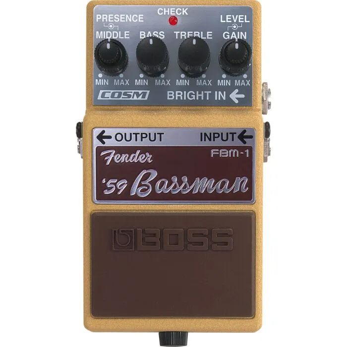 【美品/箱無し】BOSS FBM-1 Fender '59 Bassman roland boss fbm-1 fender bassman pedal - marrom | TeclaCenter Ins