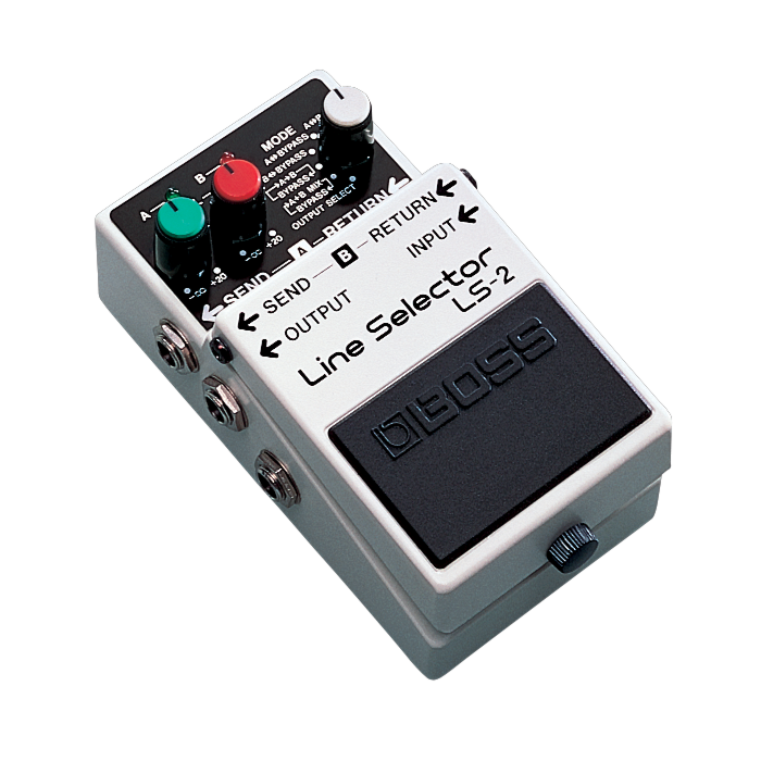 LS-2 Line Selector Simplifica seu Setup O LS-2 facilita a mudança entre grupos de efeitos e amplificadores, encaminhando sinais de entrada e saída através de seus dois circuitos independentes, que podem ser combinados de seis modos diferentes. Conectado à LS-2 Line Selector Simplifica seu Setup O LS-2 facilita a mudança entre grupos de efeitos e amplificadores, encaminhando sinais de entrada e saída através de seus dois circuitos independentes, que podem ser combinados de seis modos diferentes. Conectado à