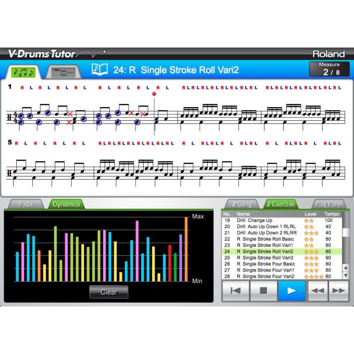 Roland dt-1 v-drums tutor software Software compatível com os kits V-Drums. Para iniciantes, estudantes,escolas e lazer-roland dt-1 v-drums tutor software ID-1173 Roland dt-1 v-drums tutor software Software compatível com os kits V-Drums. Para iniciantes, estudantes,escolas e lazer-roland dt-1 v-drums tutor software ID-1173