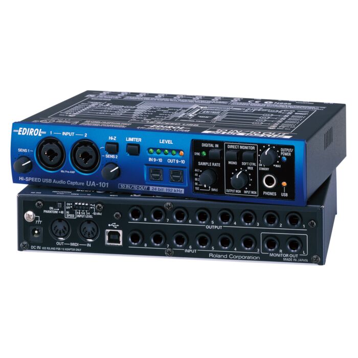 Roland edirol ua-101 inteface Placa de áudio usb Win & Mac-roland edirol ua-101 inteface ID-1572