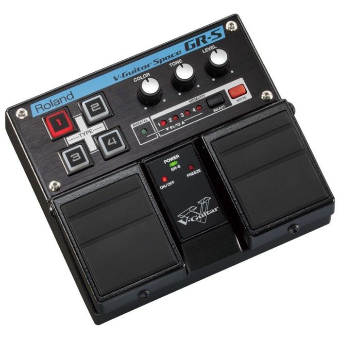 Roland gr-s v-guitar pedaleira Pedal que simula novos tipos de modulação como até tocar uma guitarra de 18 cordas, possui efeito de freeze. É necessário o uso do captador GK-3, Cabo GKC-5 ou V Guitar GC-1.-roland gr-s v-guitar pedaleira ID-1826
