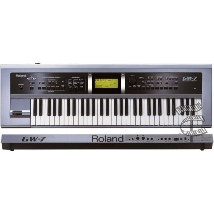 GW-7 Teclado Arranjador O GW-7 é um arranjador com características muito especiais. É o primeiro teclado Roland com este porte e faixa de preço que tem um design de sintetizador profissional, com interface intuitiva e amigável. Possui centenas de sons e d GW-7 Teclado Arranjador O GW-7 é um arranjador com características muito especiais. É o primeiro teclado Roland com este porte e faixa de preço que tem um design de sintetizador profissional, com interface intuitiva e amigável. Possui centenas de sons e d