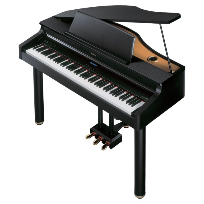 Roland rg-1f-sb mini-grand piano Acompanha banqueta. Som SuperNATURAL-roland rg-1f-sb mini-grand piano ID-1029