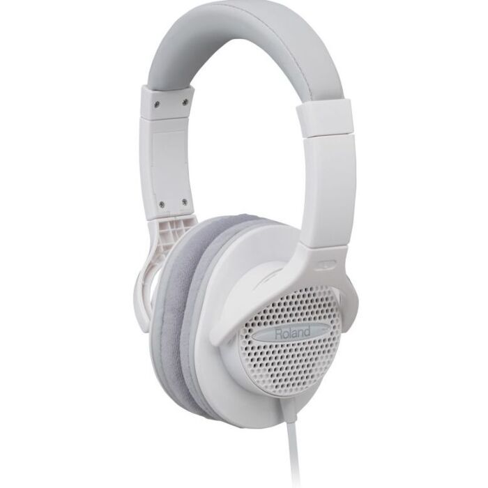 Roland rh-a7 wh fone Fone de ouvido específico para pianos digitais. Sistema open-air não isola o músico do ambiente externo. Cor branca-roland rh-a7 wh fone ID-2077