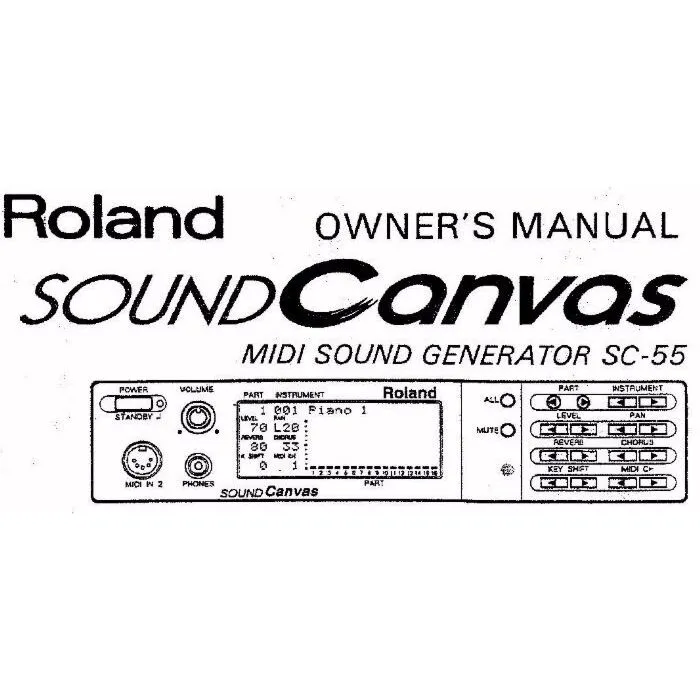 roland sound canvas sc-55 | TeclaCenter Instrumentos Musicais