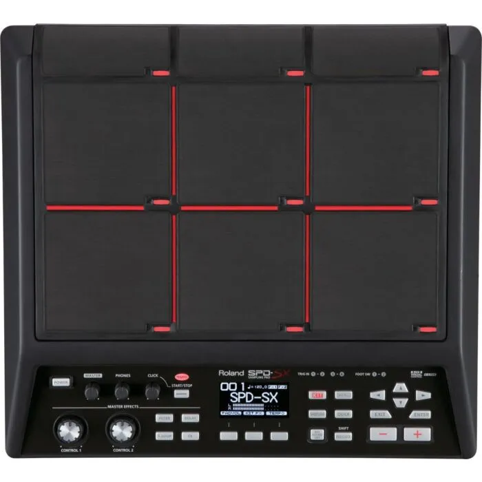 Roland SPD-SX サンプラー Roland SPD-SX Sampler Preto | TeclaCenter Instrumentos Musicais