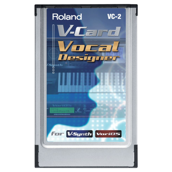 O Roland VC-2 V-Card Vocal Designer é um processador de efeitos de voz que oferece uma ampla variedade de opções para aprimorar e personalizar o som vocal. Com recursos como harmonia, pitch shift, delay e reverb, o VC-2 permite que os usuários criem harmo O Roland VC-2 V-Card Vocal Designer é um processador de efeitos de voz que oferece uma ampla variedade de opções para aprimorar e personalizar o som vocal. Com recursos como harmonia, pitch shift, delay e reverb, o VC-2 permite que os usuários criem harmo