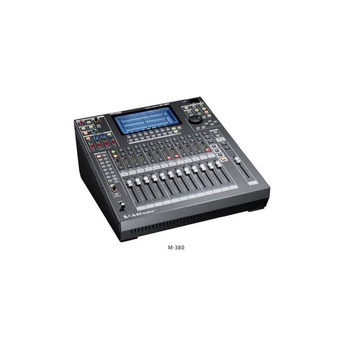 Roland v-mixing m-380 mixer Mixer digital modelo rack 16 auxiliares e 8 Matrix. Possui 8 entradas e 8 saídas analógicas e 3 conexões REAC-roland v-mixing m-380 mixer ID-1178