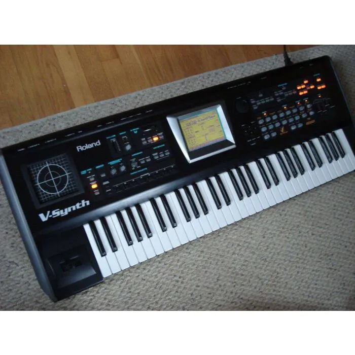 roland v-synth gt sintetizador - preto | TeclaCenter Instrumentos
