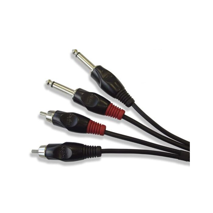 Santo angelo ac16 cabo Cabo de áudio 2x RCA / 2x P10 2P (2 mts)-santo angelo ac16 cabo ID-1116