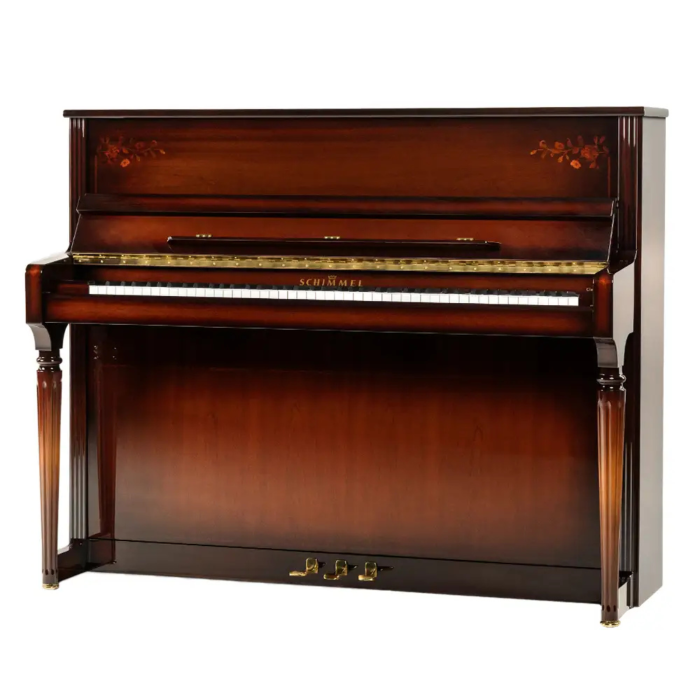 Comprar Piano Acústico Vertical Schimmel Classic C121 Royal Intarsie Flora Alemanha - 1