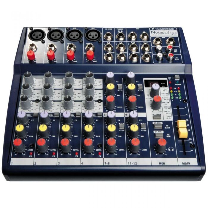 Soundcraft notepad 124 fx mixer Mixer / Mesa analógica com 4 canais-soundcraft notepad 124 fx mixer ID-1597 Soundcraft notepad 124 fx mixer Mixer / Mesa analógica com 4 canais-soundcraft notepad 124 fx mixer ID-1597