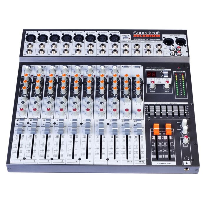 Soundcraft sx1202 fx mixer Mixer / Mesa analógica de 12 canais com efeitos-soundcraft sx1202 fx mixer ID-1995