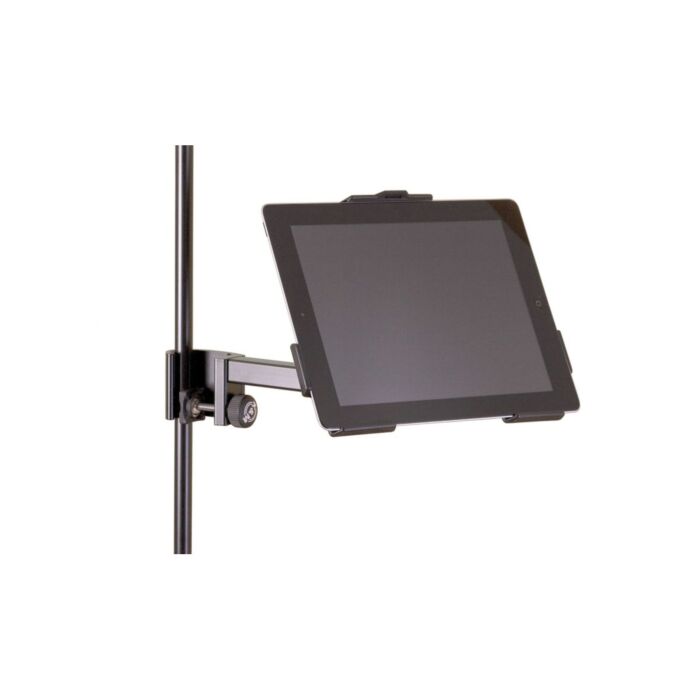 O suporte para iPad 2 com clamp19722 da K&M Konig & Meyer é uma solução prática e segura para quem precisa utilizar o tablet em diversas situações. Com design moderno e ajuste de ângulo, o suporte pode ser fixado em mesas, estantes e outros suportes, gara