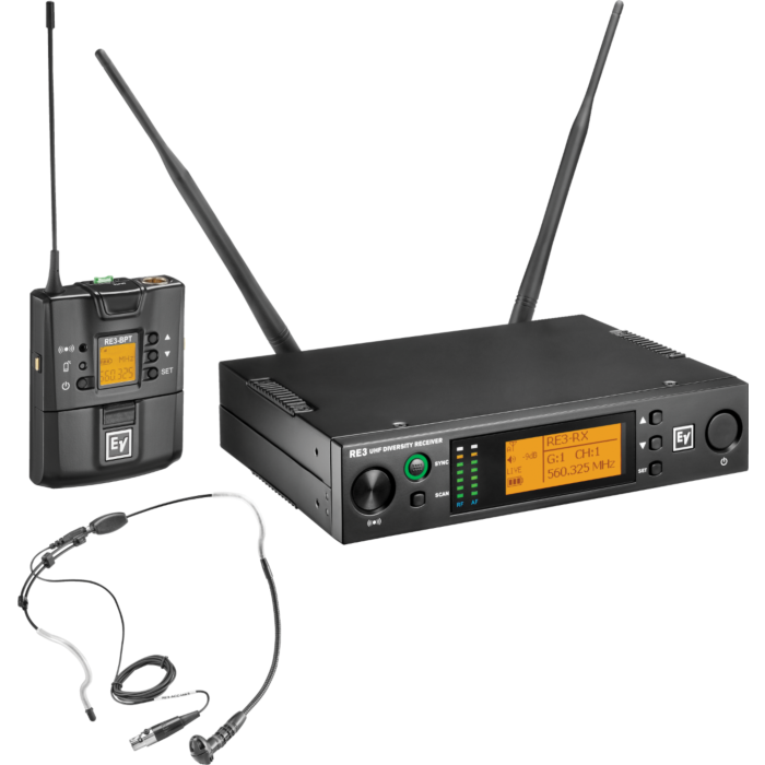 Comprar Sistema Sem Fio RE3-BPHW-5L com Microfone Headworn - Electro-Voice - 1 Comprar Sistema Sem Fio RE3-BPHW-5L com Microfone Headworn - Electro-Voice - 1