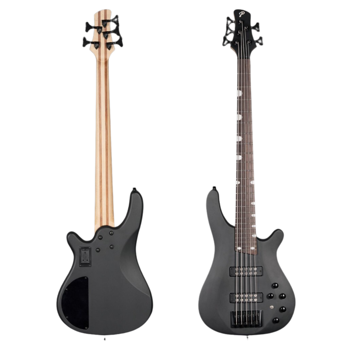 Comprar Baixo Elétrico PEARL RIVER B215-SBK com Case Cinza e Acessórios - 1