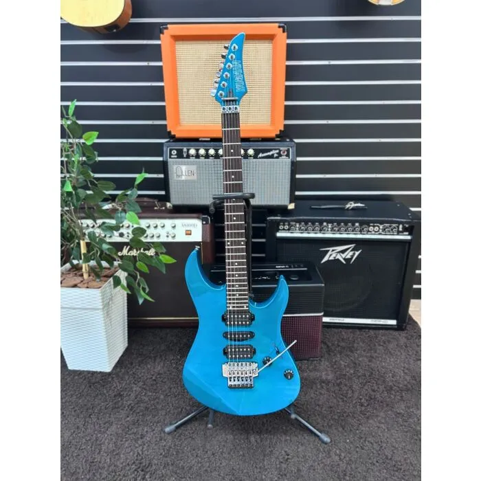 Guitarra Yamaha RGX 421D - Azul - Usada | TeclaCenter Instrumento