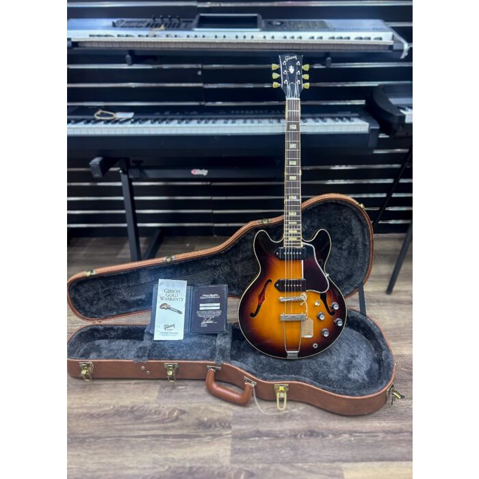 Comprar Guitarra Gibson ES-390 Usada Sunburst + Case | SemiAcústica Profissional - 1