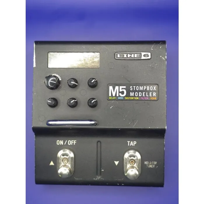 Pedal Multi-efeito Line 6 M5 - Preto - Usado | TeclaCenter Instru