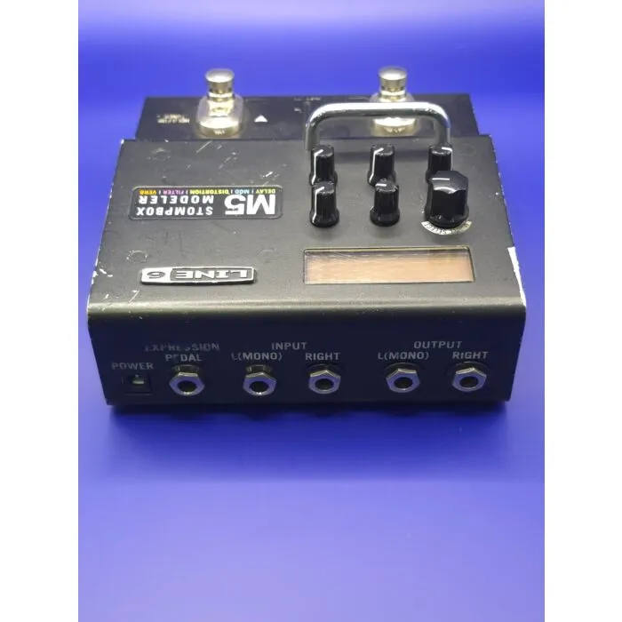 ギター Line6 M5 Pedal de efeito Line 6 M-Series Stompbox Modeler M5 preto