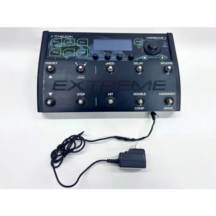 TC Helicon Voicelive 3 Extreme - Preto - Usado | TeclaCenter Inst