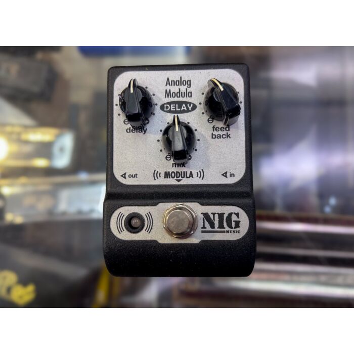 Comprar Pedal NIG Analog Modula Delay Preto Usado - Delay Analógico Vintage - 1